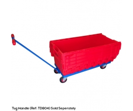 Dolly With Tug Handle And Crates