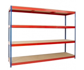 Blue and Orange Racking