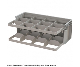 Cross Section of Container with Dividers