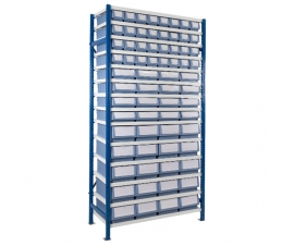 Expo 4 Shelving Bay E with Shelf Trays