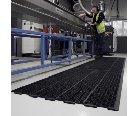Rubber Matting Over A Larger Area