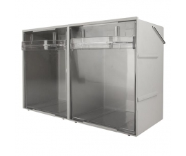 Tilt Bin Kit With 2 Bins And A Retaining Bar