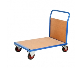 '500 Series' Platform Truck Single End With Timber Panel