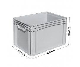 Euro Stacking Container With Hand Grips
