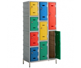 Group Of Lockers On Stand Example