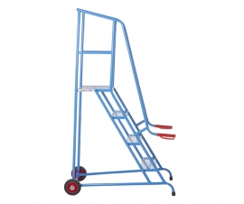 Climb It Loading Steps Side View In Blue