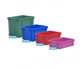 Coloured Stacking Euro Containers Range