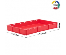 Stacking Confectionery Trays Slotted Sides and Vented Base