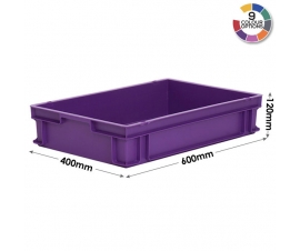 Purple Solid Plastic Trays