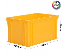 Bright Yellow Storage Boxes - 65 Litre