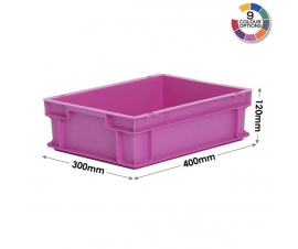 Pink Plastic Euro Container (Food Grade)