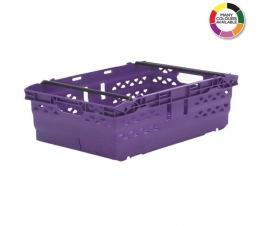 Purple Supermarket Style Bale Arm Crates