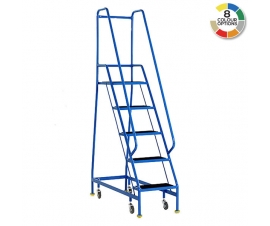 S307 5 Tread Narrow Aisle Spring Loaded Steps