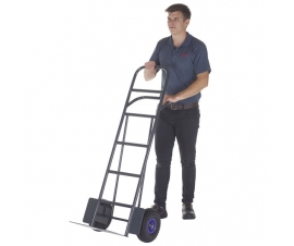 High Back Sack Truck In Use