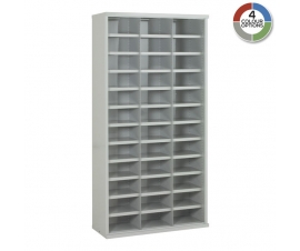 Steel Bin Cabinet In Grey