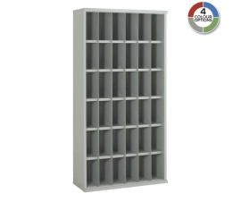 Steel Bin Cabinet In Grey