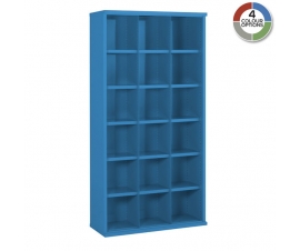 Steel Bin Cabinet In Blue