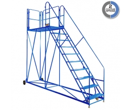 Climb-It Work Platform - Easy Slope In Blue