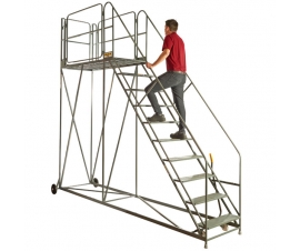 Climb-It Work Platform - Easy Slope In Use
