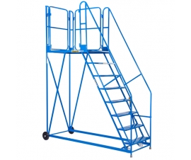 Climb-It Work Platform - Standard Incline In Blue