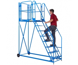 Climb-It Work Platform - Standard Incline In Use
