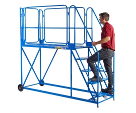 Climb-It Work Platform - Standard Incline In Use