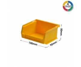 XL1 Picking Bin in Yellow Dimensions