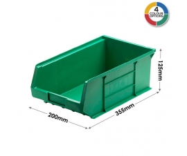 XL4 Picking Bin in Green Dimensions