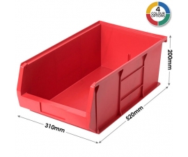 XL7 Picking Bin in Red Dimensions