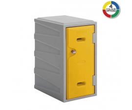 Plastic Locker 600(h)mm in Yellow