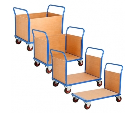 '500 Series' Platform Truck With Timber Panels Group Example