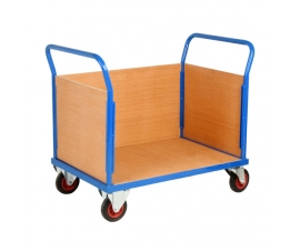 3 Sided Platform Truck With Ply Panels