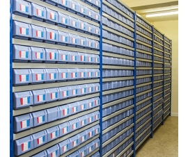 Example Of Shelf Trays On Racking