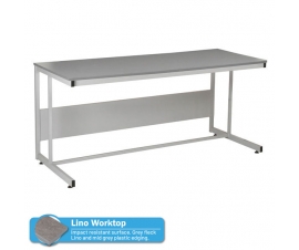Cantilever Frame Workbench with Lino Worktop