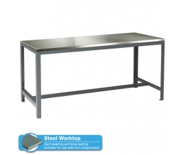 Extra Heavy Duty Engineering Workbench with Steel Worktop