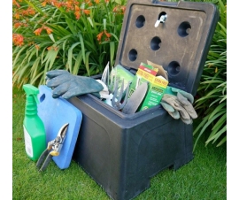 Mini Grit Bin with Garden Equipment