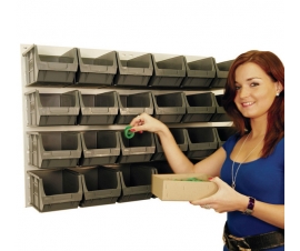 Galvanised Steel Picking Bins Louvre Panels - XL Bins