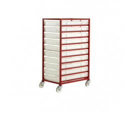 CT310P Mobile Tray Rack With 10 Food Grade Trays