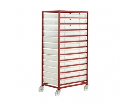 CT312P Mobile Tray Rack With 12 Food Grade Trays