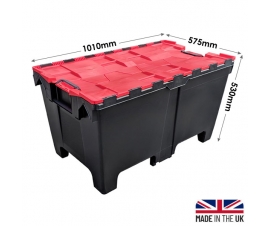 190 Litre Extra Large Plastic Storage Crate - Plastor HogBox