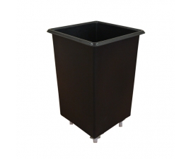 Large Black Plastic Bar Truck Trolley - 118 Litres