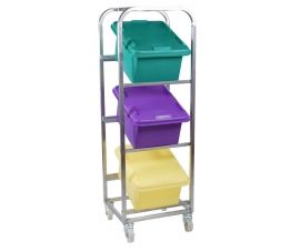 Stainless Rack with 3 Boxes