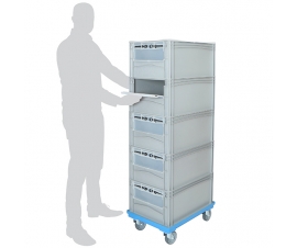 WDTR64/27-5DE Order Picking Trolley