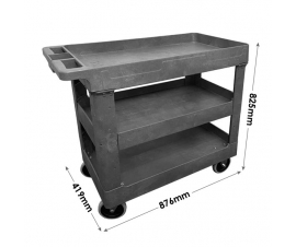 Plastic Service Trolley Dimensions