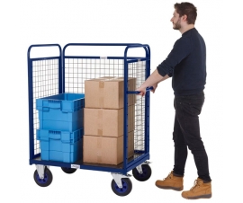 Distribution Trolley In Use