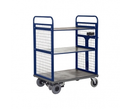 Powered Distribution Trolley With 2 Sides In Blue