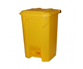 80 Litre Pedal Bin In Yellow