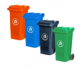 120 Litre Coloured Wheeled Bin Group Colour Examples