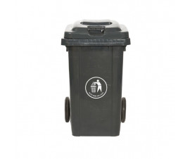 80 Litre Wheeled Bin In Grey