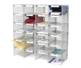 Mailroom Sorting Unit In Grey
